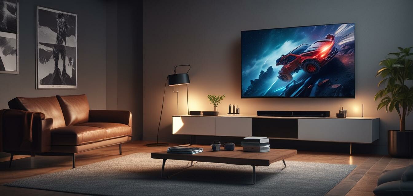 Gaming setup with Smart Gaming TV