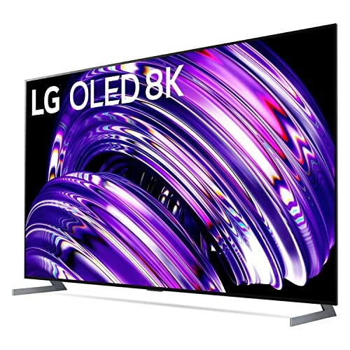 LG OLED 8K TV with vibrant display