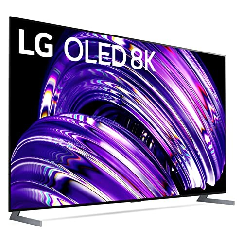 LG OLED 8K TV with vibrant display